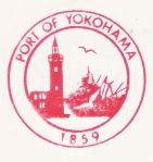 东京的��国城—横滨，其海港的盖章，并告诉我们它源起于1859年。